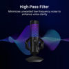 Picture of ASUS ROG Carnyx USB Gaming Microphone (25mm Condenser Capsule, 192kHz/24-bit, Cardioid, high-Pass Filter, Built-in pop Filter, Metal Shock Mount, one-Touch Mute, USB, Aura Sync RGB)- Black