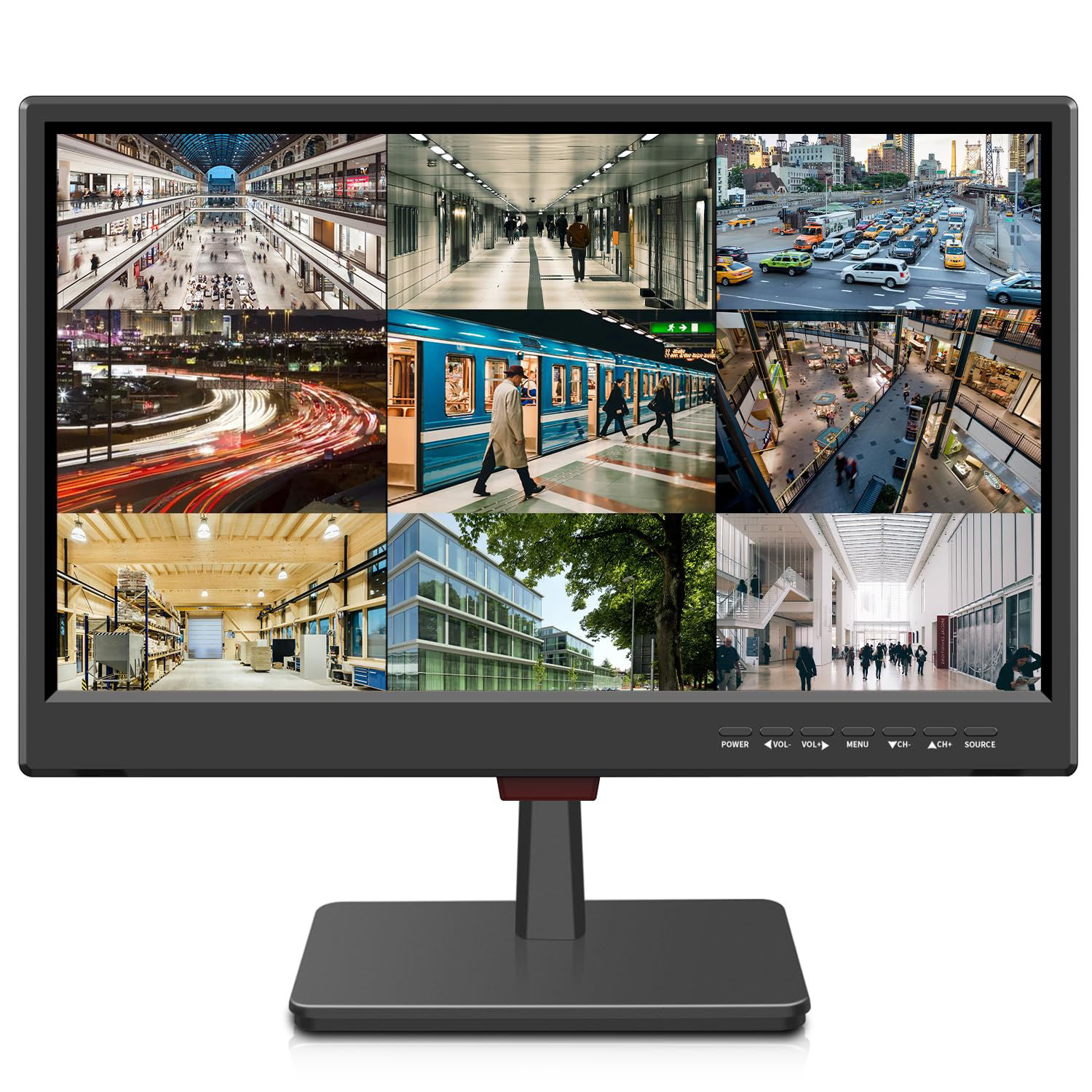 GetUSCart- Jexiop 19” Security Monitor,Small Surveillance Monitor HDMI ...