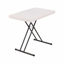 Picture of Lifetime 28240 Adjustable Folding Laptop Table TV Tray, 30 Inch Almond