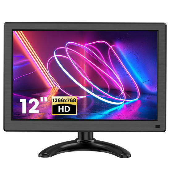 12 Inch Portable Monitor Eyoyo 12-Inch Portable Mini Monitor – 1366x768 ...