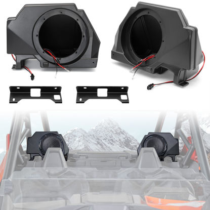 Picture of SAUTVS Sport Speaker Enclosures for Polaris RZR PRO XP, Rear Speaker Pods Panels with Metal Mount Brackets for Polaris RZR PRO XP XP4 LE 2020-2024 Accessories (2PCS)