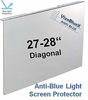 Picture of VizoBlueX 27-28 inch Anti-Blue Light Filter for Computer Monitor. Blue Light Monitor Screen Protector panel (24.8 x 14.6 inch) Fits LCD TV PC Mac Monitors
