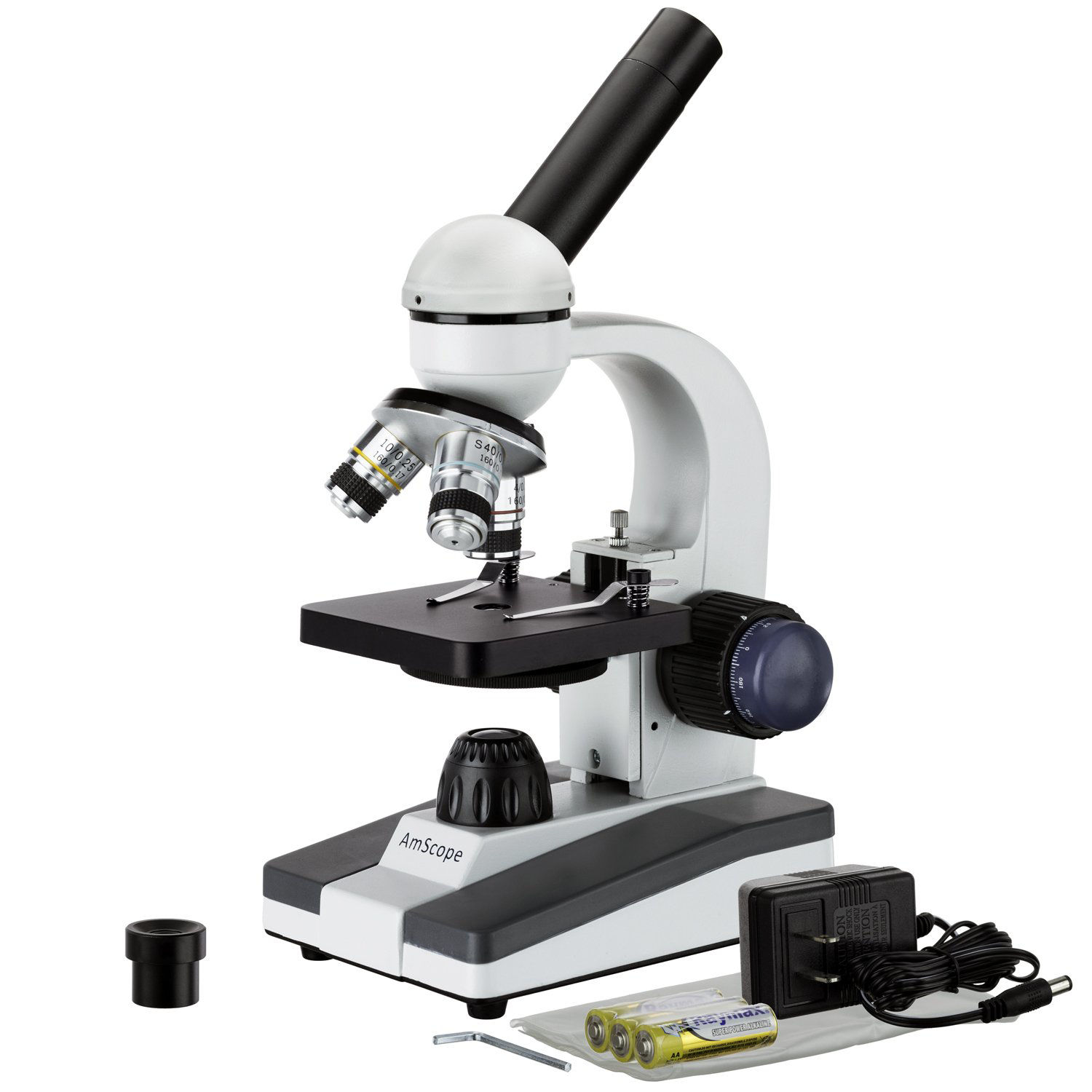 GetUSCart- AmScope M150 Series Portable LED Monocular Student Compound ...