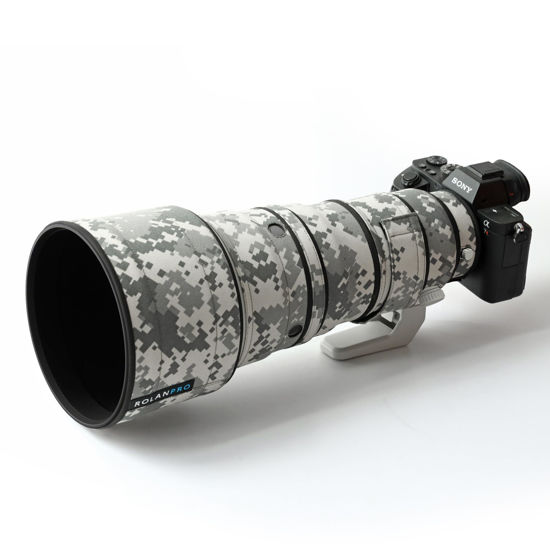 Picture of ROLANPRO Waterproof Lens Cover Camouflage Rain Cover for Sony FE 300mm F2.8 GM OSS Lens Protective Sleeve Lens Rain Coat-#UCP Waterproof