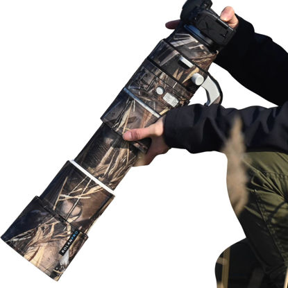 Picture of ROLANPRO Waterproof Lens Cover for Canon RF 200-800mm F6.3-9 is USM Camouflage Rain Cover-#39 Weed Camouflage Waterproof