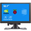 Picture of HMTECH 10.1 Inch HDMI Monitor 1280X800 Portable HD VGA Monitor LCD IPS Screen w/Dual-Speaker for Raspberry pi/PC/Laptop/TV/Camera/Gaming
