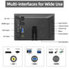 Picture of HMTECH 10.1 Inch HDMI Monitor 1280X800 Portable HD VGA Monitor LCD IPS Screen w/Dual-Speaker for Raspberry pi/PC/Laptop/TV/Camera/Gaming