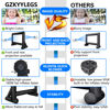 Picture of GZKYYLEGS 14 Feet Indoor and Outdoor Inflatable Blow up Mega Movie Projector Screen with Carry Bag for Front and Rear Projection