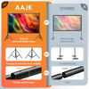 Picture of AAJK 150in Projector Screen and Stand,Portable 16:9 4K HD Indoor Outdoor Projection Screen with Wrinkle-Free Design, Ideal for Home Theater and Backyard Cinema - Includes Carry Bag