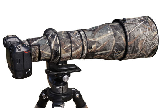 Picture of ROLANPRO Waterproof Lens Camouflage Cover for Nikon Z 600mm F4 TC VR S Rain Coat Lens Protective Sleeve Case-#9 Classical Grass Waterproof