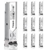 Picture of Timaxk 1.25G SFP 1000Base-SX, 850nm MMF, up to 550 Meters, LC Multi Mode 1G Fiber Transceiver Modular for Cisco, Meraki, Ubiquiti UniFi, Mikrotik, Intel, Netgear, D-Link, Qnap, Linksys and More