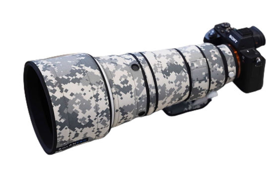 Picture of Rolanpro Waterproof Lens Camouflage Coat for Sony FE 300mm F2.8 GM OSS Lens Protective Sleeve Case for Sony 300mm Lens Cover-#Grey Digital Waterproof
