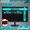 Picture of STARY [2-Pack] 24 Inch Computer Privacy Screen Filter for 16:9 Widescreen Monitor Removable Anti Glare Blue Light Filter 24 inch Privacy Screen for Monitor Shield Anti Spy Screen Protector Cover Film
