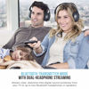 Picture of MEE audio Connect Hub Bluetooth Transmitter/Receiver with Audio Pass-Through for TV/Home Stereo with 3.5mm Jack/AUX/RCA/Optical Input; USB Multi-stream Bluetooth Adapter for Dual Headphones/Speakers