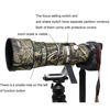 Picture of ROLANPRO Waterproof Lens Cover for Canon RF 100-300mm F/2.8 L is USM Rain Cover Lens Protective Sleeve Guns Case Clothing-#9 Grass Waterproof