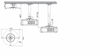 Picture of Amer Universal Projector Mount Kit Large Format Ceiling Projectors incl Adjustable Pole