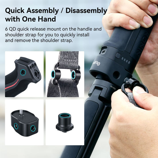 GetUSCart- SmallRig Adjustable Sling Handgrip Gimbal Sling Handle w ...