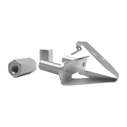 Picture of PATCHBOX/dev/Mount - Cage Nut Alternative - Toolless Installation Device Mount Screws for Patch Panel, Computer Cabinet, Server, Network Racks - Compatible with 19” Rails, Supports 15kg - Pack of 50