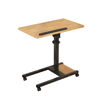 Picture of TigerDad Mobile Adjustable Height Laptop Stand PC Computer Portable Notebook Swivel Laptop Desk Rolling Table Desk Cart Tiltable with Wheels Casters& Mouse Pad Table