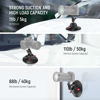 Picture of Neewer 6" Suction Cup Camera Mount with Ball Head Magic Arm, 2 Pack Metal Car Mount for Camera/Action Camera/Phone, Air Pump Vacuum on Car or Window Glass with 1/4" 3/8" ARRI Mounting Holes, CA013