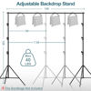 Picture of FUDESY Photo Video Studio 10 x 10Ft Heavy Duty Adjustable Backdrop Stand,Background Support System for Photography with Carry Bag,Two Pieces Spring Clamps