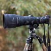 Picture of ROLANPRO Waterproof Lens Camouflage Coat for Nikon Z 800mm f6.3 VR S Rain Cover Lens Protective Sleeve Case Clothing-#8 Black Waterproof