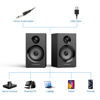 Picture of Probox BT16 Active Bookshelf Speakers 3.5" Woofer with 1" Tweeter, 60W RMS-Bluetooth 5.3, Built-in 24bit DAC Dynamic 3D 2.0 Surround Sound, Computer Gaming PC Speakers - Black