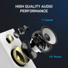 Picture of Probox BT16 Active Bookshelf Speakers 3.5" Woofer with 1" Tweeter, 60W RMS-Bluetooth 5.3, Built-in 24bit DAC Dynamic 3D 2.0 Surround Sound, Computer Gaming PC Speakers - White