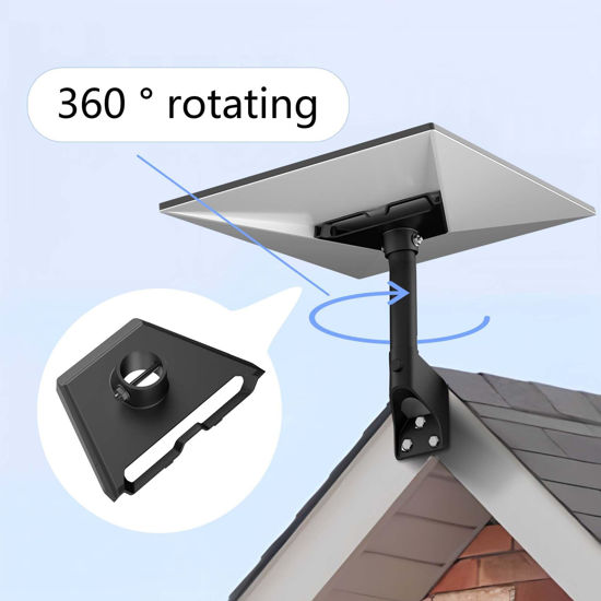 Supporto Starlink Gen 3 - Per Tetto, Rotazione 360°, Lega Alluminio, Acciaio - Foto 3