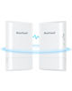 Picture of BrosTrend 5GHz 867Mbps Wireless Bridge, 1KM WiFi Bridge, Long Range Point to Point Outdoor CPE for PtP & PtMP, IP65, Plug and Play, Passive PoE Injector, for Barn Farm Garage Building Shop etc. 2 Pack