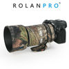 Picture of ROLANPRO Waterproof Lens Cover for Canon RF 70-200mm F2.8 L is USM Camouflage Rain Cover Lens Protective Case-#23 Brown Jungle Waterproof