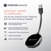Picture of Motorola MA1 Wireless Android Auto Car Adapter - Instant Connection Using Google-Licensed Bridge Technology from Smartphone to Screen - USB Type-A Plug-in - Secure Gel Pad