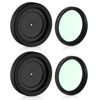 Picture of Adjustable Iris Aperture Diaphragm Filter Pack M30 to M37 Iris Aperture Diaphragm Adapter Optical Diaphragm 1.5-26mm Lens Module Adapter Ring PVS-14 PVS 14 (Adjustable Iris Filter Kit*2)