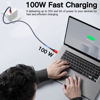 Picture of Rerwelin 15 FT for Long Thunderbolt 4 Cable 100W, 20Gbps USB 4 Cable with PD 3.0, 4K@60Hz USB C Cable for iPhone 15 Series, Thunderbolt 3, Docking, eGPU, SSD, Surface Pro, MacBook Pro, VR Headset