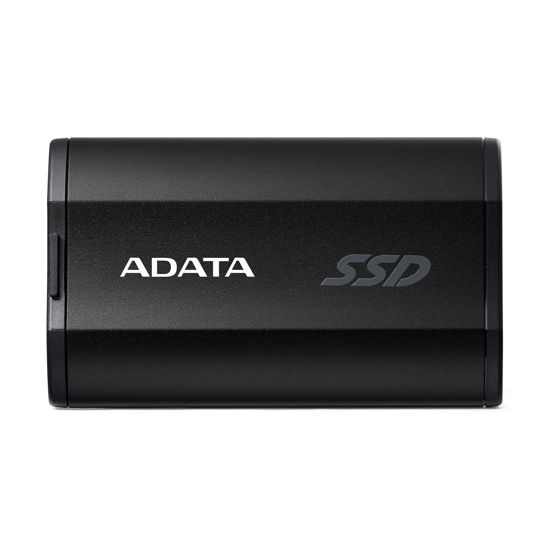 Picture of ADATA SD810 1000G IP68 Water Resistance Up to 2000 MB/s USB 3.2 Gen 2 USB-C External Solid State Drive - Black for iPhone 15/Pro/Max, Android (SD810-1000G-CBK)