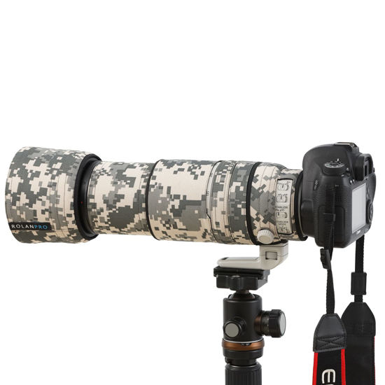 Picture of ROLANPRO Waterproof Lens Cover Camouflage Rain Cover for Canon EF 100-400mm f4.5-5.6 L is II USM Lens Protection Sleeve Case-#UCP Waterproof