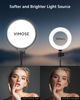 Picture of Ring Light with Stand for Zoom Meetings, 360° Rotate 10.5" Zoom Lighting for Computer Video Conference Light Desk Light, LED Full-Screen Zoom Light with Phone Holder for Live Streaming, Video Call