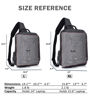 Picture of Schkleier Messenger Bag for Men Canvas Sling Bag Crossbody Backpack Laptop Shoulder Bag Hiking Daypacks Casual Tactical