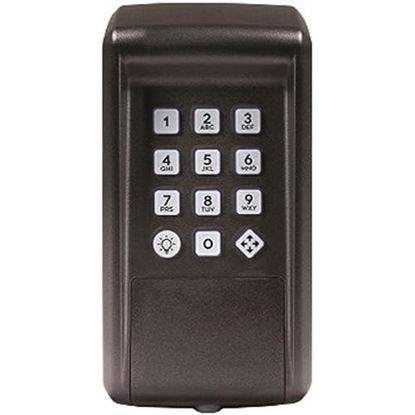 Picture of Mighty Mule MMK200 MMK201 Digital Wireless Keypad, 10 x 5.5 x 2.75 inches, Black