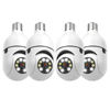 Picture of EVERSECU 4Pack HD 1080P Wireless Light-Bulb Security Camera, Work with 2.4ghz&5ghz WiFi, Motion Auto Tracking, 2 Way Audio, Spotlight Night Vision, E27 Screw-in CCTV Camera (4pcs)