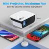 Picture of Outdoor Projector, Mini Projector for Home Theater, 1080P and 240" Supported Movie Projector 7500 L Portable Home Video Projector Compatible with Smartphone/TV Stick/PS4/PC/Laptop