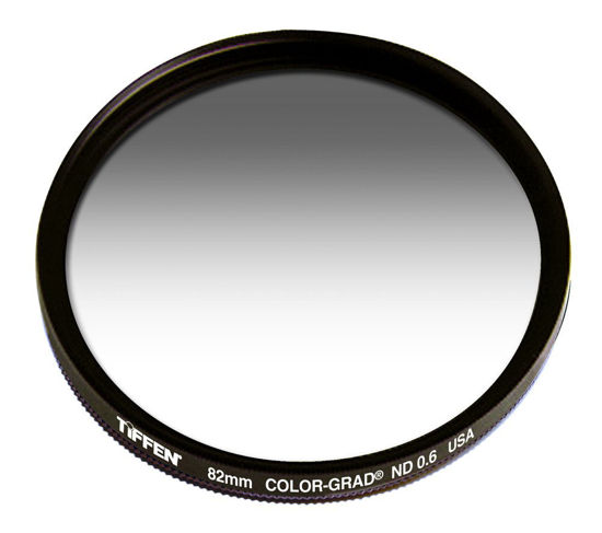 Picture of Tiffen 82CGND6 82mm Color Grad ND0.6 2-Stop Filter (Gray)