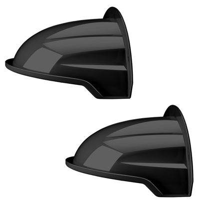 Picture of OWOKISO Universal Security Camera Sun Rain Cover Shield - Weatherproof Protective Roof for Dome/Bullet Outdoor Cameras (Black, Large, 2Pack)
