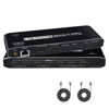Picture of Type-C KVM Switch 8K@60Hz,Dual Monitor KVM Switches for 2PC Share 1 HDMI or 1 DP Out Single Monitor and Keyboard Mouse+AUX Audio Out with RJ45 Port for 2PC