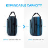 Picture of BAGSMART 17.3 Inch Laptop Bag, Expandable Computer Bag Laptop Briefcase Men Women,Laptop Shoulder Bag,Work Bag Business Travel Office, Dark Blue