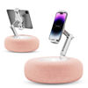 Picture of SupeDesk Tablet Pillow Stand for Reading, Adjustable Tablet Pillow Stand for Lap with Detachable Bowl, Fits 4.7"-13" Kindle/Phones/Tablets, Watch Videos, Stream Media, Pink