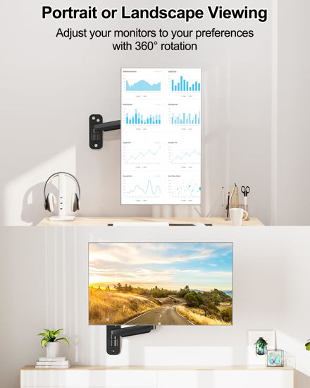 GetUSCart- MOUNT PRO Single Monitor Wall Mount for 13 to 32 Inch ...
