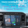 Picture of Karltys 2 Pack 12-Inch Screen Protector for Ford Super Duty F-250 F-350 F-450 2023 2024 2025, Super Duty Touchscreen Tempered Glass Ultra Clear Car Radio Screen Cover Anti Glare Anti Scratch
