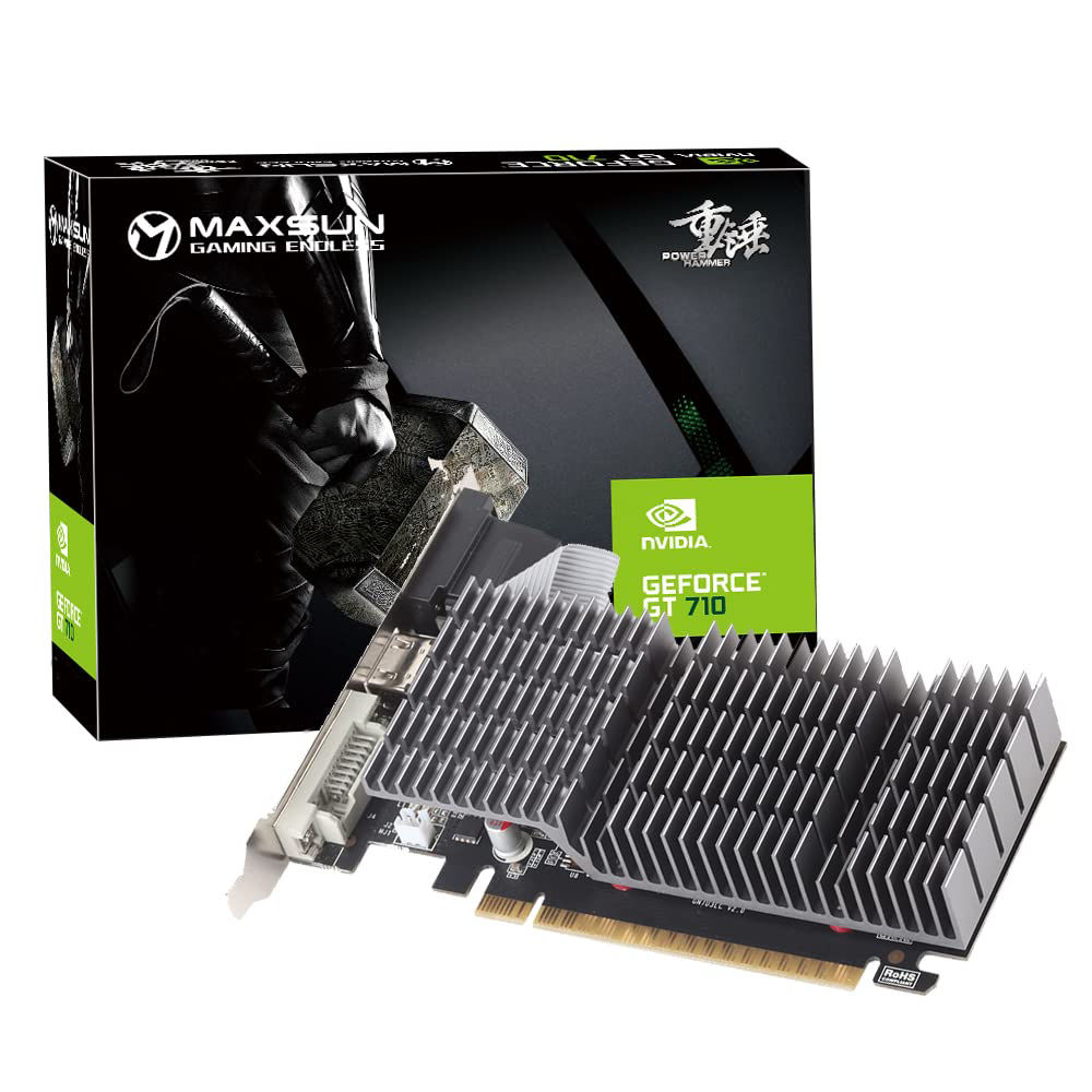 GetUSCart- maxsun GEFORCE GT 710 2GB Low Profile Ready Small Form ...