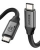 Picture of Silkland USB 4 Cable for Long Thunderbolt 4 Cable 16.5FT, 20Gbps Data Transfer, 240W Fast Charging, Supports 5K@60Hz, 4K, USB C Thunderbolt Cable, Compatible for MacBook, iPad, iPhone 15, Docking, SSD